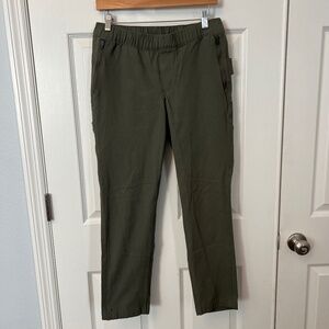 Women's Carhartt Force Olive Relaxed Fit Ripstop Work Pant Gorpcore Outdoor S